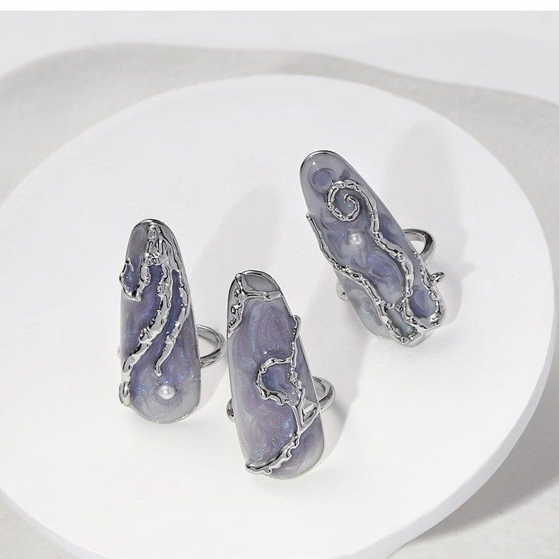 Finger nail Cap Ring