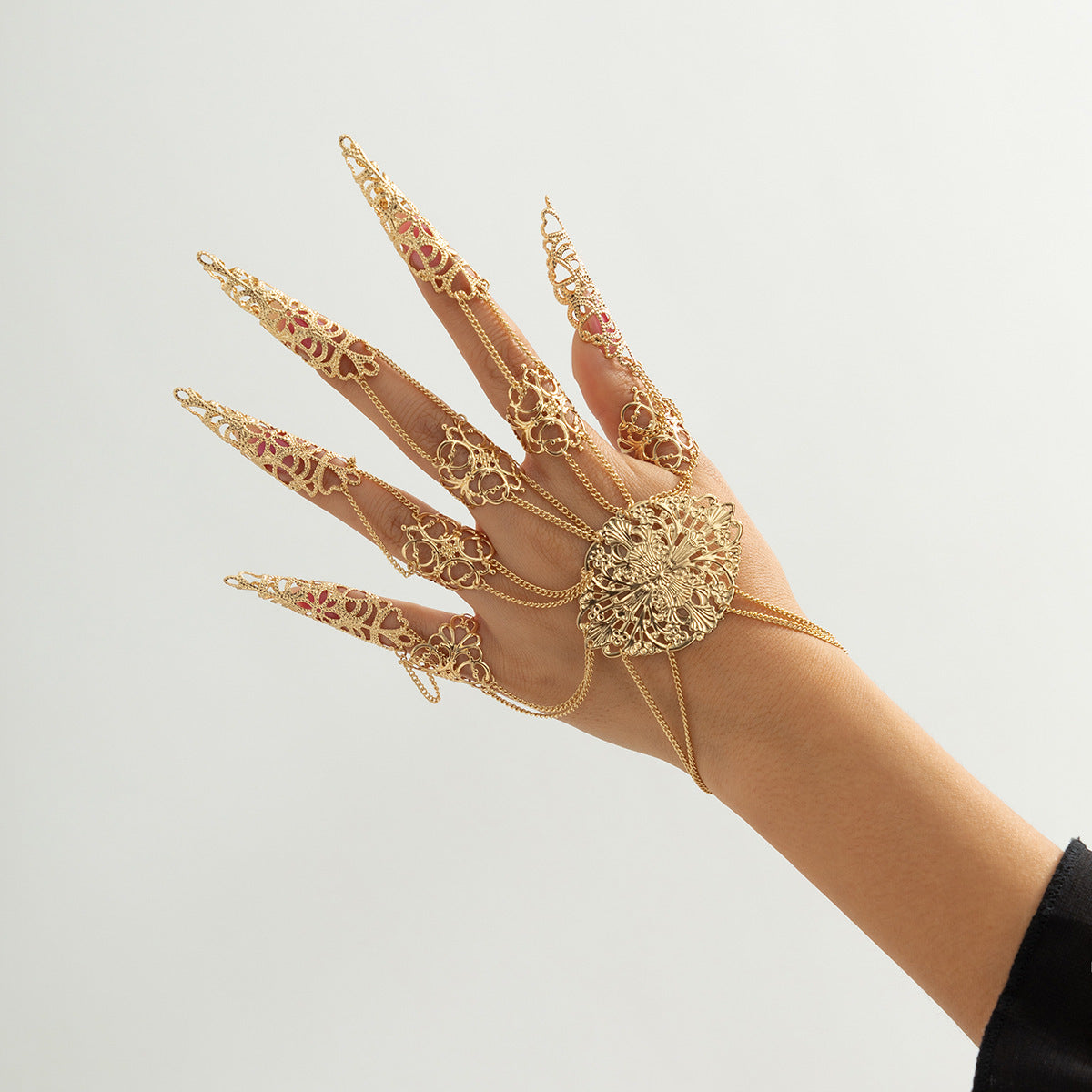Taper Tassel Nail Hand Chain