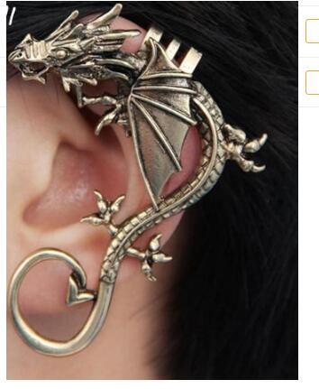 Dragon Long Ear Cuff