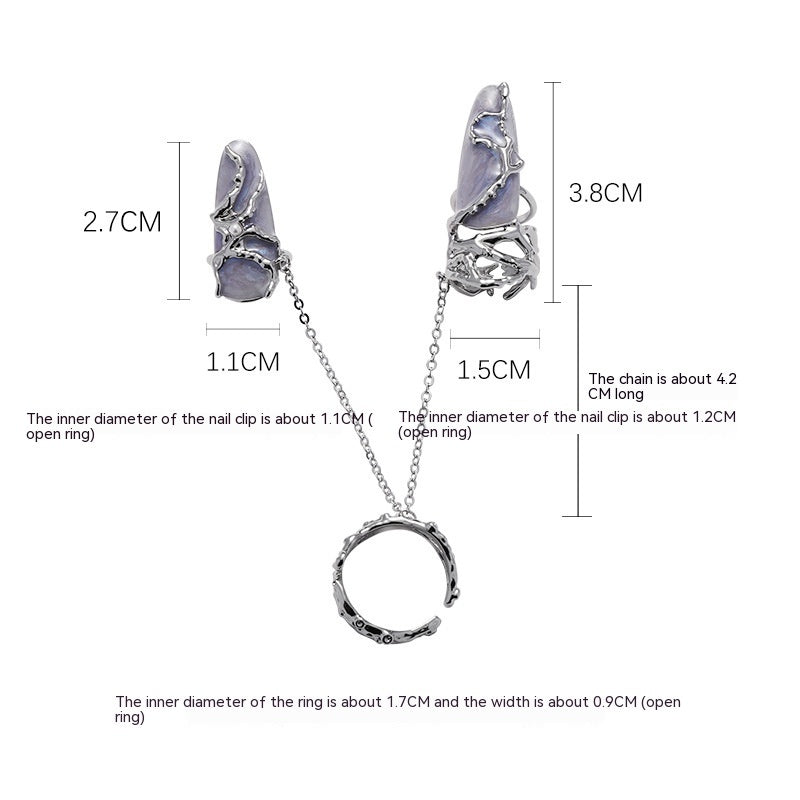 Finger nail Cap Ring