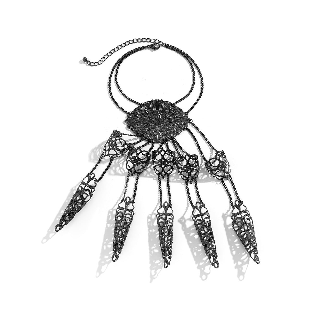 Taper Tassel Nail Hand Chain