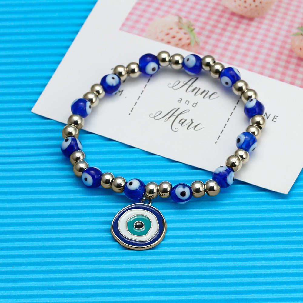 Evil Eye Beads & Hand Of Fatima Bracelet