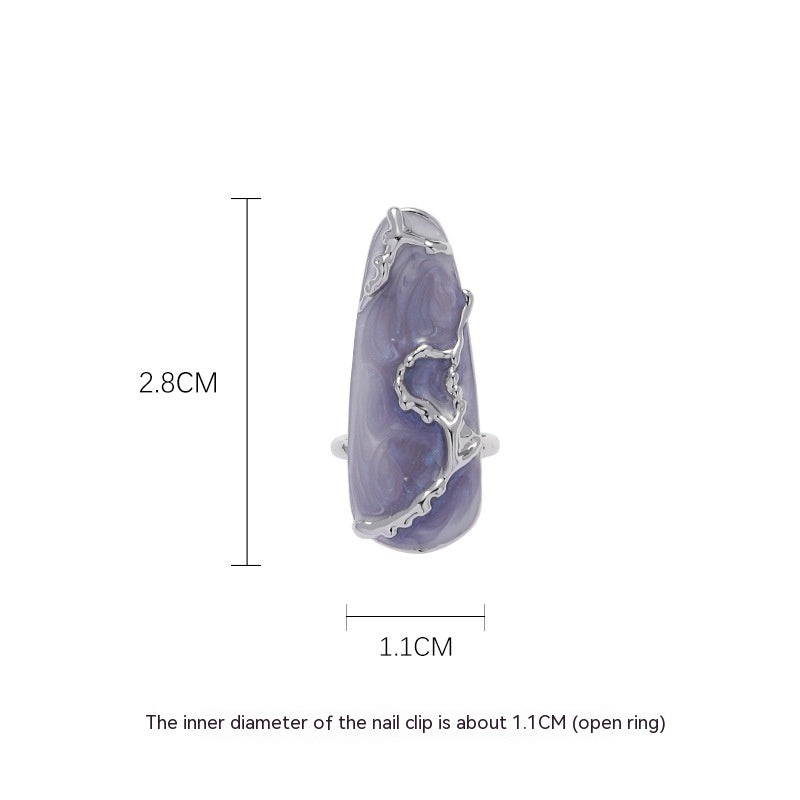 Finger nail Cap Ring