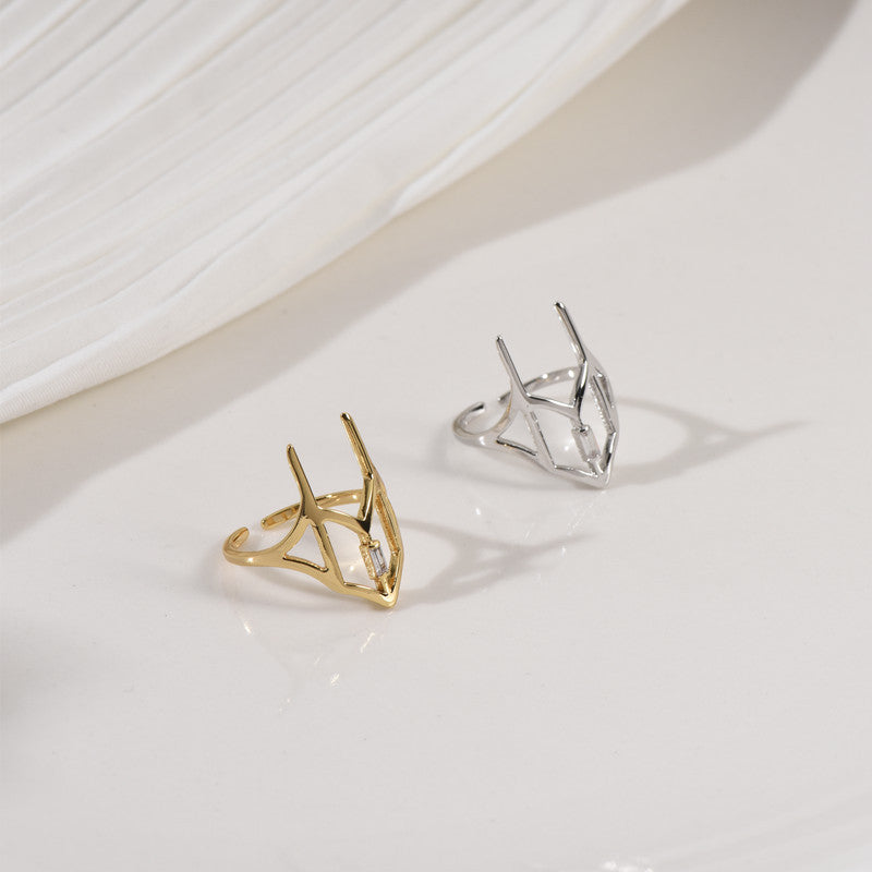 Zircon Adjustable Fingertip Ring