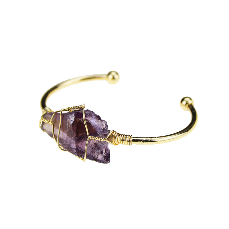 Rough Crystal Stone Bracelet