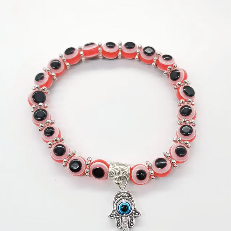Evil Eye Beads & Hand Of Fatima Bracelet