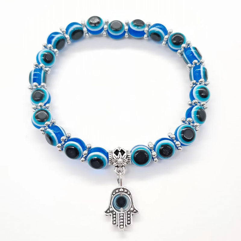Evil Eye Beads & Hand Of Fatima Bracelet
