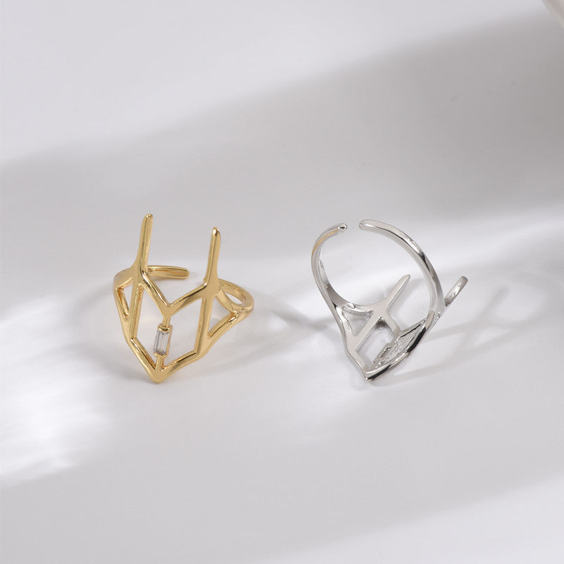 Zircon Adjustable Fingertip Ring