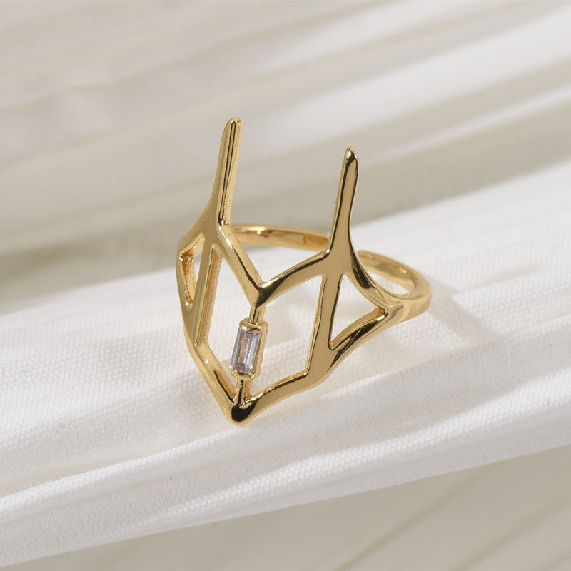 Zircon Adjustable Fingertip Ring