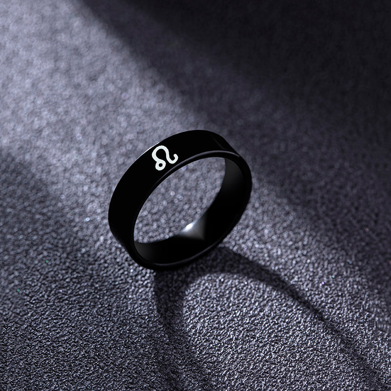 Black Star Sign Ring