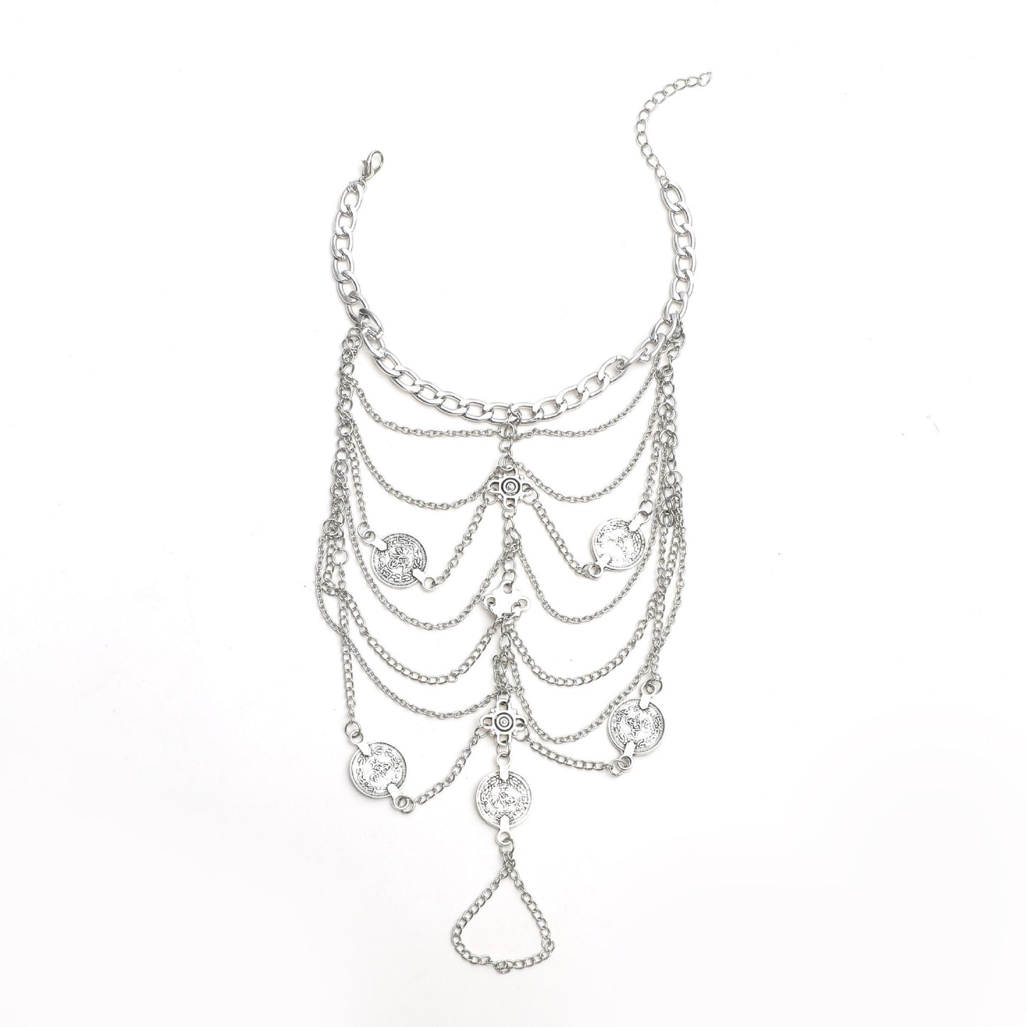 Multi Layer Chain Anklet