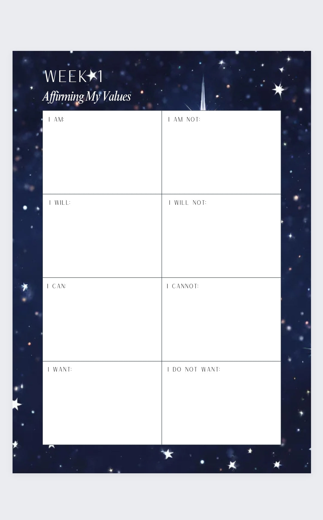 Printable Daily Gratitude Journal
