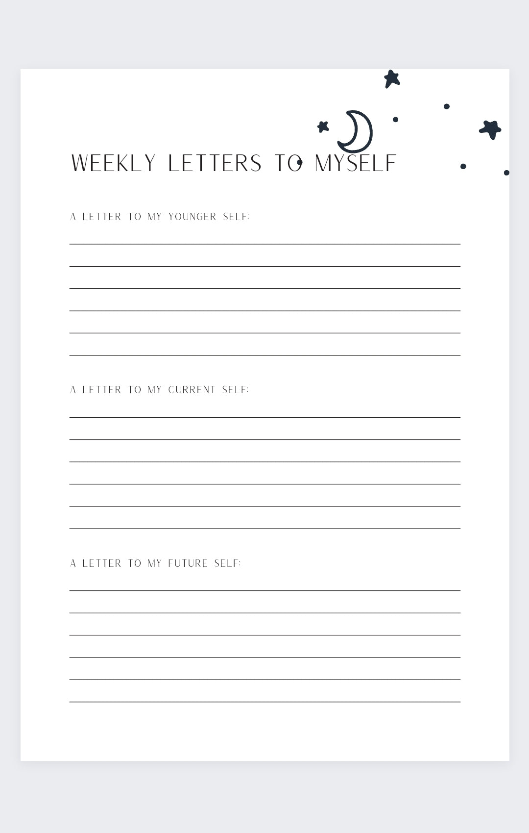 Printable Daily Gratitude Journal