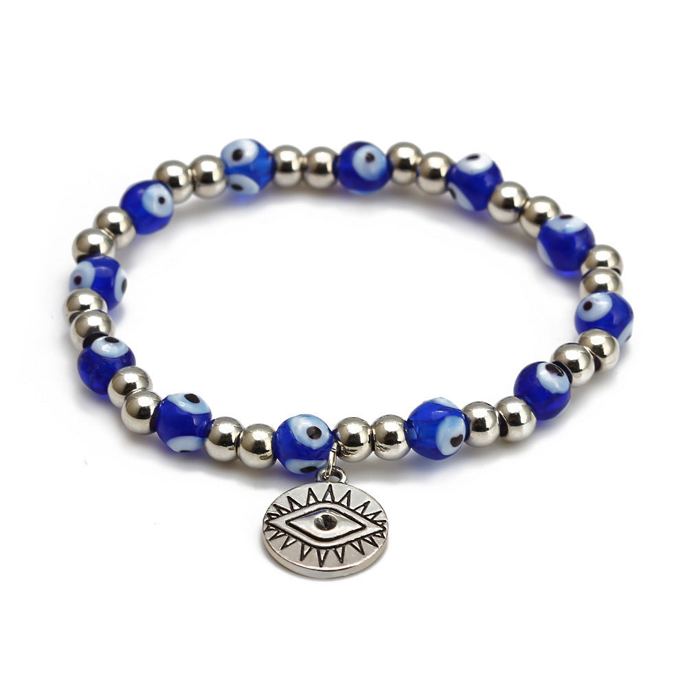 Evil Eye Beads & Hand Of Fatima Bracelet