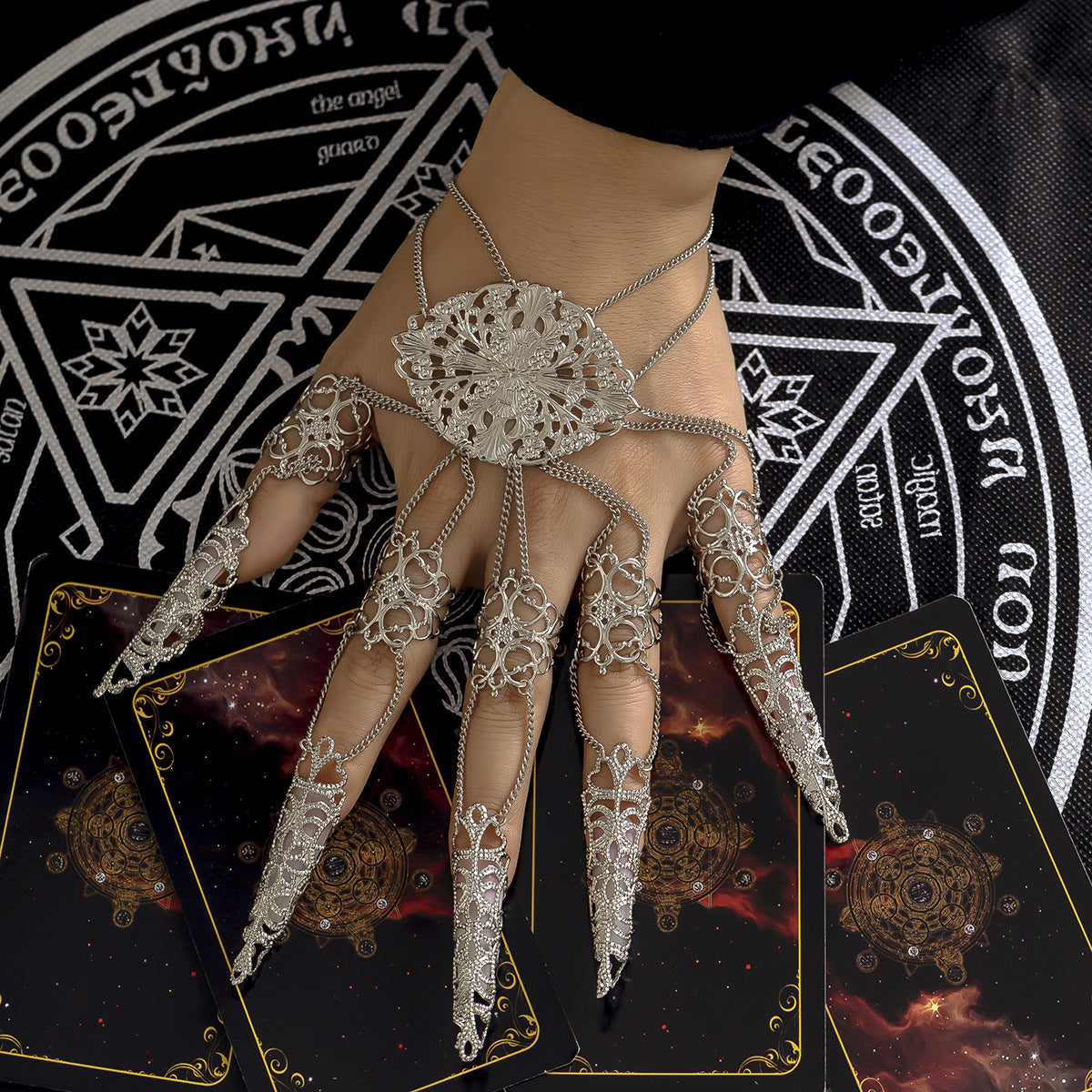 Taper Tassel Nail Hand Chain