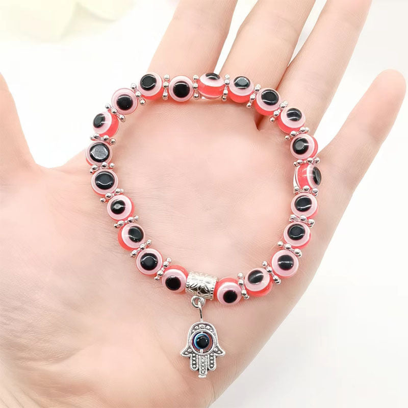 Evil Eye Beads & Hand Of Fatima Bracelet