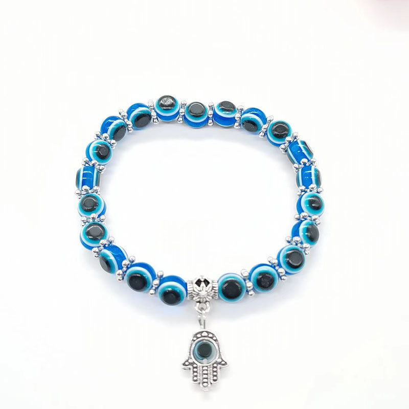 Evil Eye Beads & Hand Of Fatima Bracelet