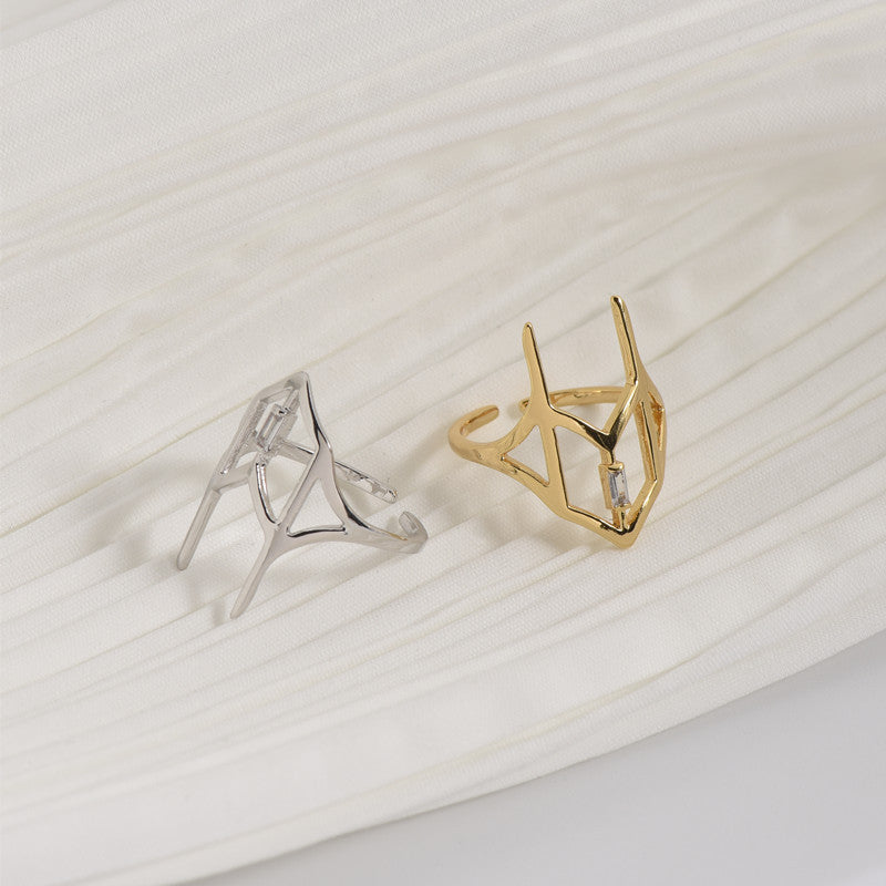 Zircon Adjustable Fingertip Ring