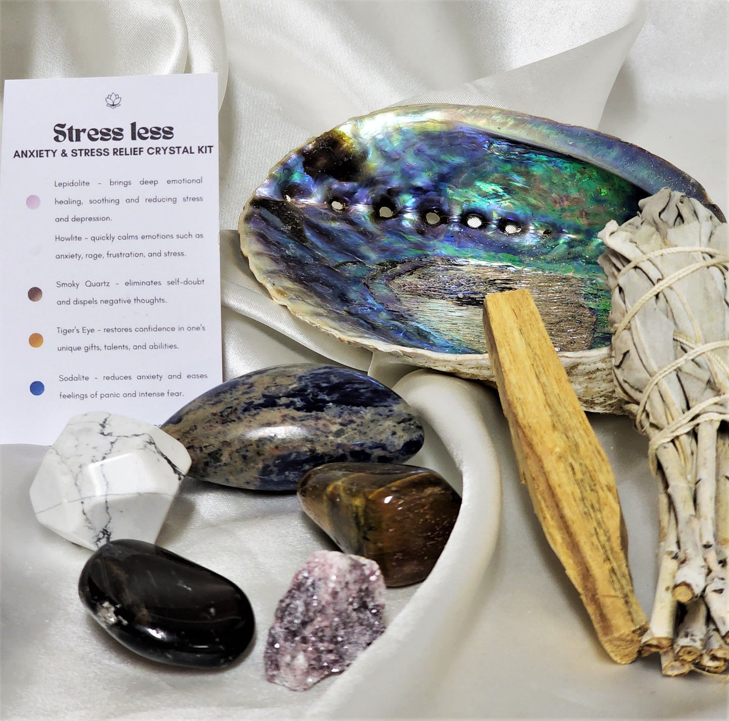 Smudge Kit: Stress Less - Anxiety & Stress Relief