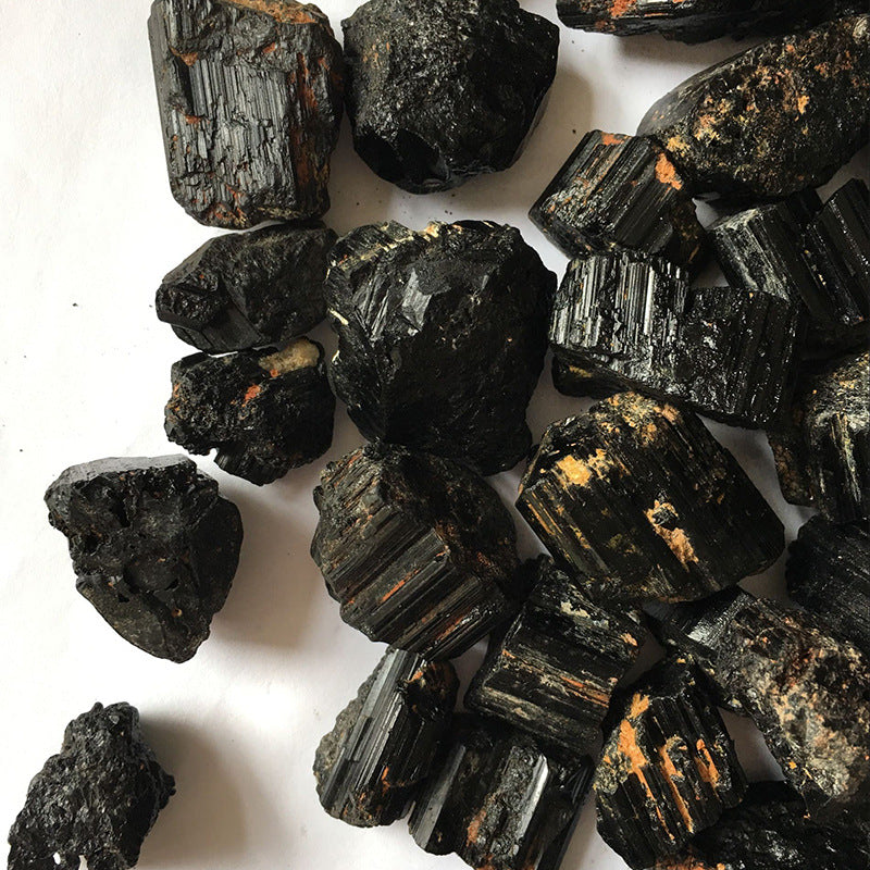 black tourmaline rough pieces 50g