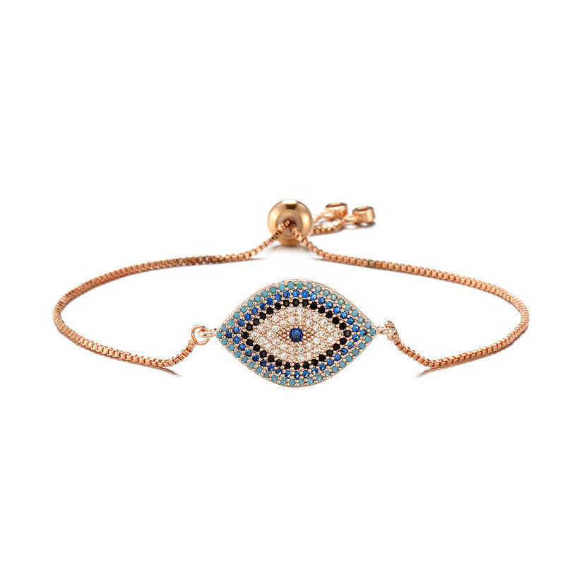 Sparkly Evil Eye Bracelet