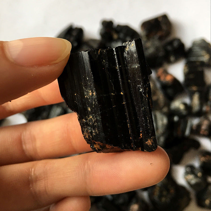 black tourmaline rough pieces 50g