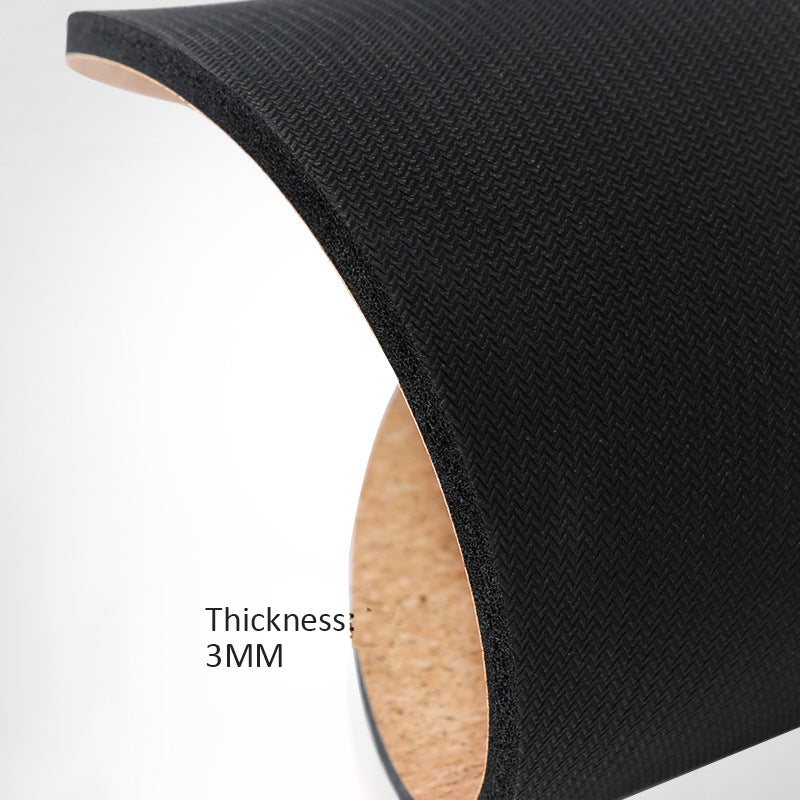 Non-slip natural rubber round meditation mat