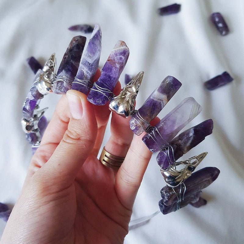 Amethyst Crystal Crown