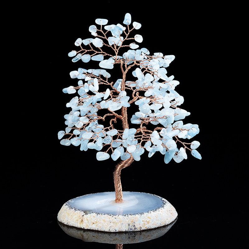 Agate Base Crystal Tree