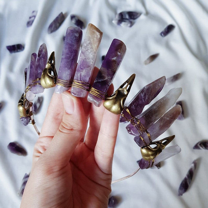 Amethyst Crystal Crown