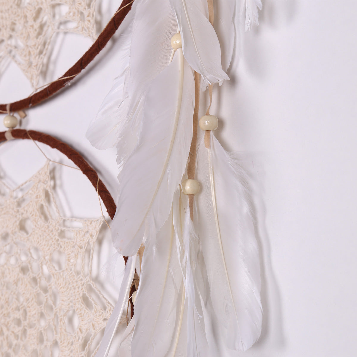 Brown and White Dream Catcher