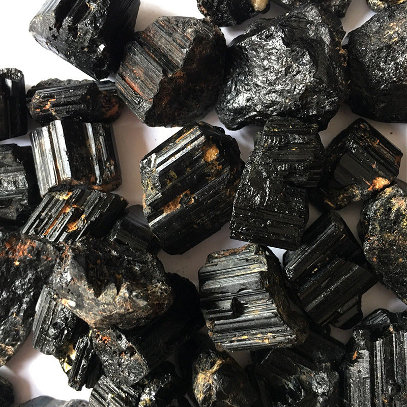 black tourmaline rough pieces 50g