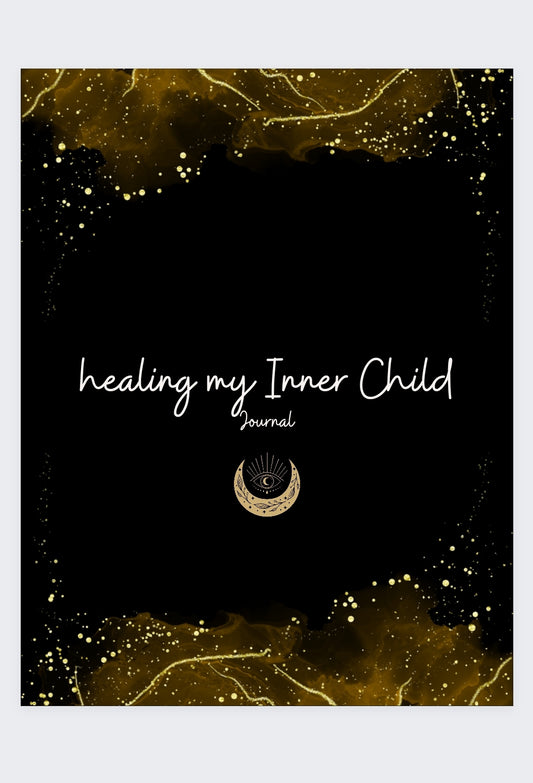 Printable Black and Gold Healing My Inner Child Journal