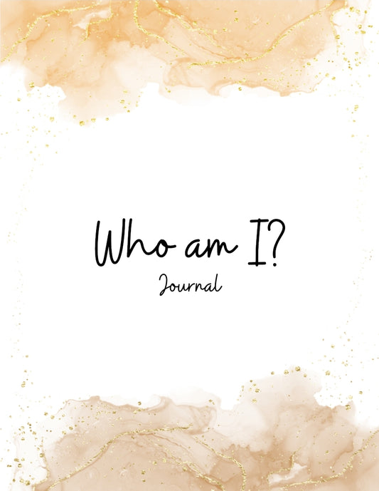 Printable Who am I? Journal