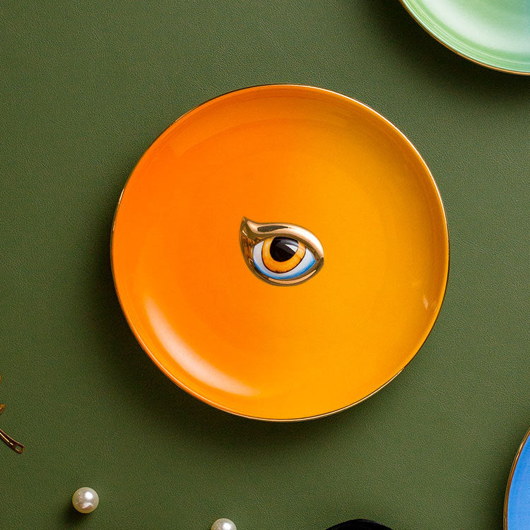 Evil Eye Ceramic Jewellery Tray