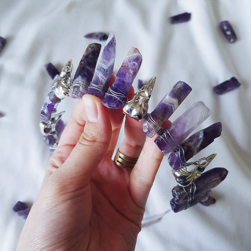 Amethyst Crystal Crown