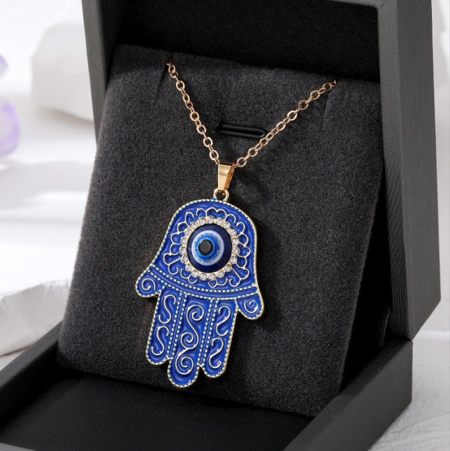 Hand Of Fatima Evil Eye Pendant