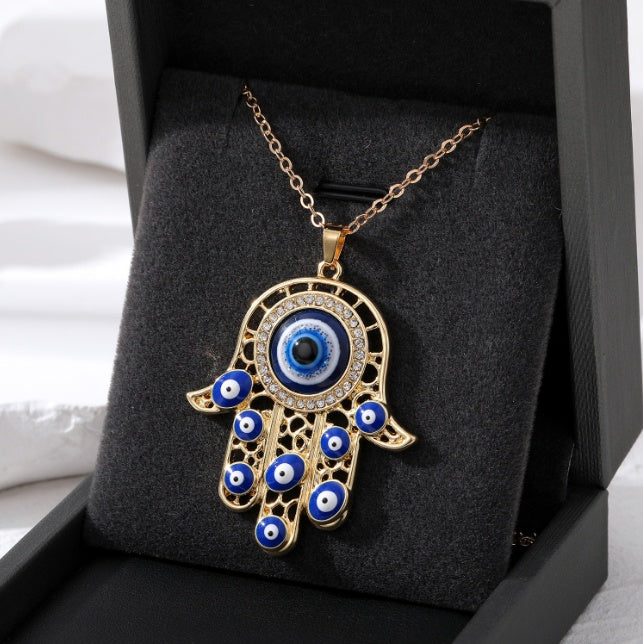 Hand Of Fatima Evil Eye Pendant