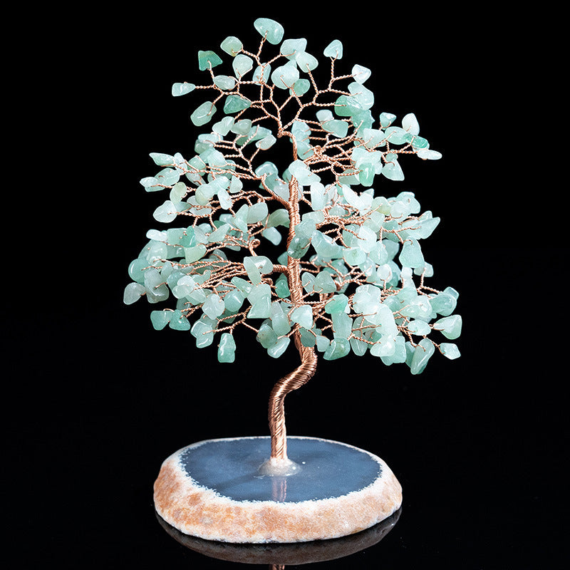 Agate Base Crystal Tree